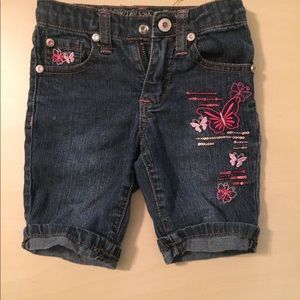 Total girl denim shorts with design
